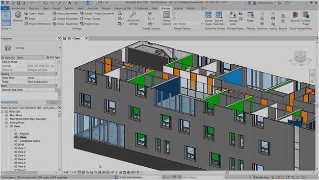 Revit使用指南：打造高效智能建筑設計的必備軟件 - BIM,Reivt中文網