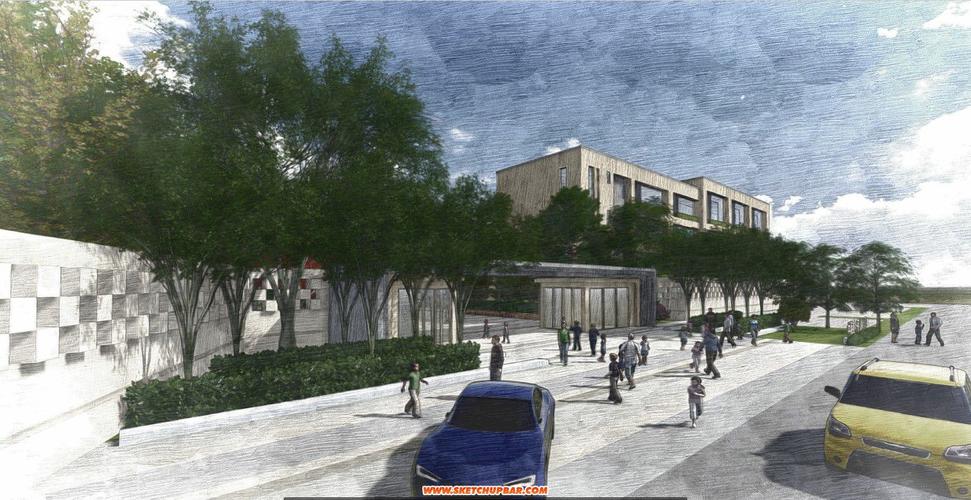 手繪風(fēng)格的lumion效果圖 - BIM,Reivt中文網(wǎng)