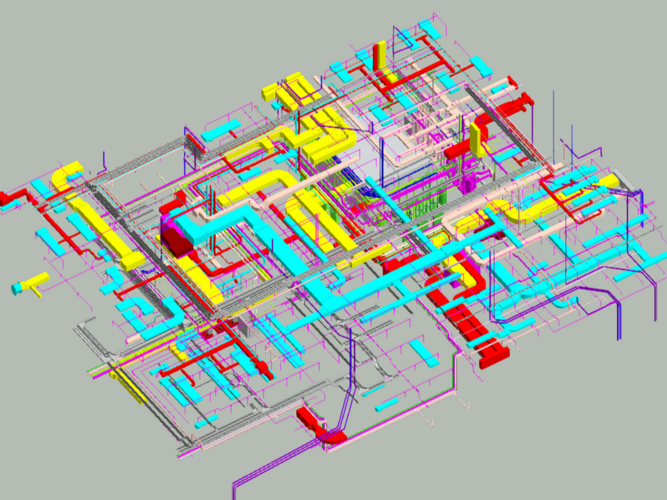 BIM管道圖解 - BIM,Reivt中文網