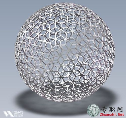 如何制作空心球形的3D模型 - BIM,Reivt中文網