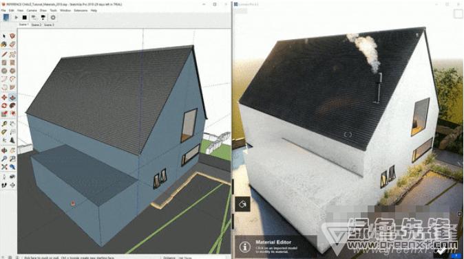 更換模型材質后，Lumion10會有什么變化？ - BIM,Reivt中文網