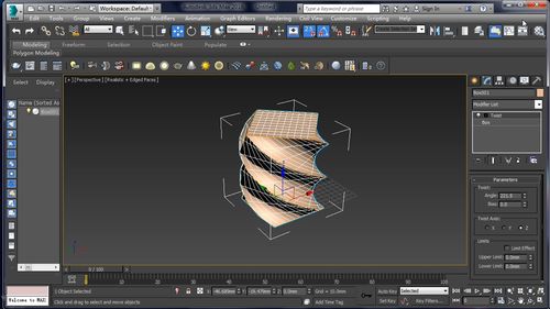 提升3Dmax設(shè)計技巧：彎曲、錐化、扭曲、晶格、FFD命令 - BIM,Reivt中文網(wǎng)