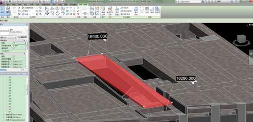 Revit軟件中的斜板梁設計 - BIM,Reivt中文網