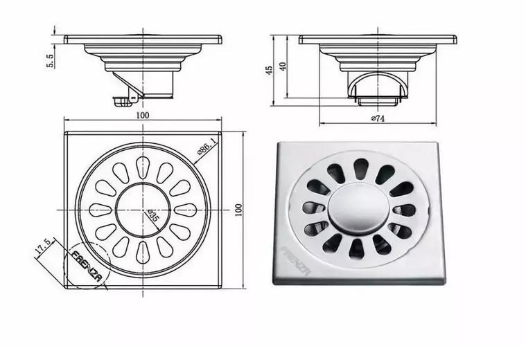 如何使用CAD繪制方形地漏圖形 如何使用CAD繪制方形地漏圖形 - BIM,Reivt中文網